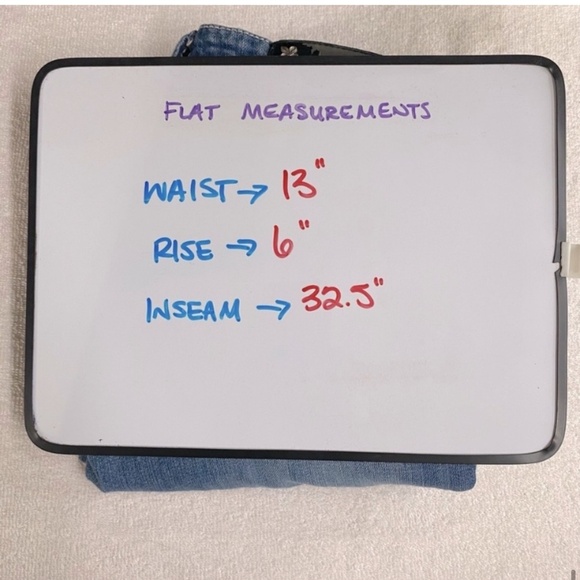 Grace In L.A. Distressed Low Rise Straight Leg Embroidered Flap Pocket Jeans 25 - Picture 6 of 16